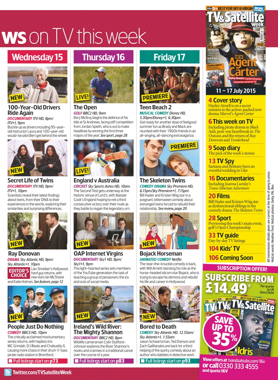 TV & Satellite Week Preview Pages
