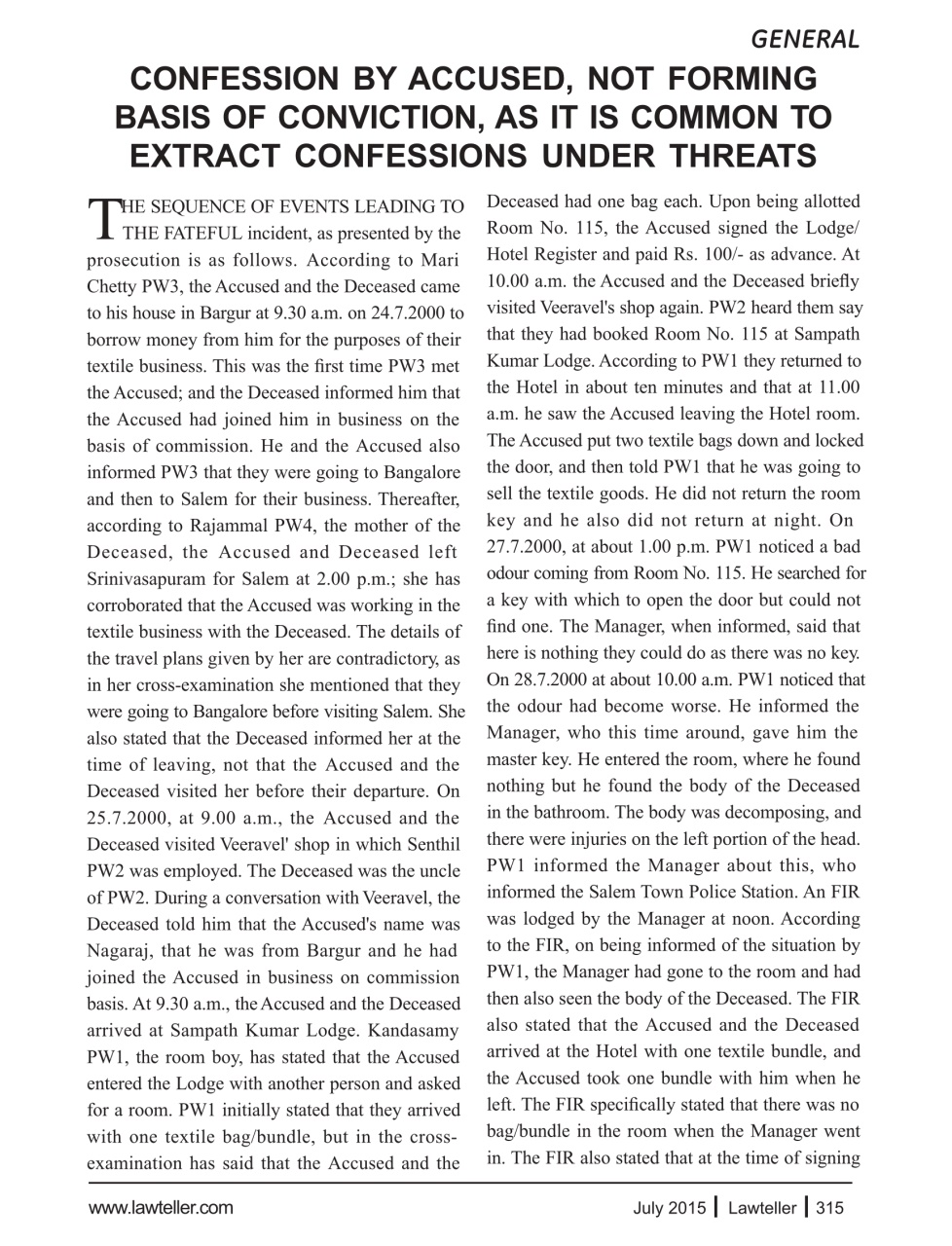 Lawteller – A Legal Awareness Magazine Preview Pages