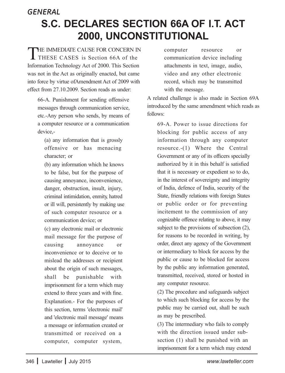 Lawteller – A Legal Awareness Magazine Preview Pages