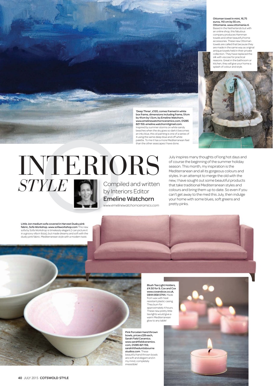 Cotswold Style Preview Pages