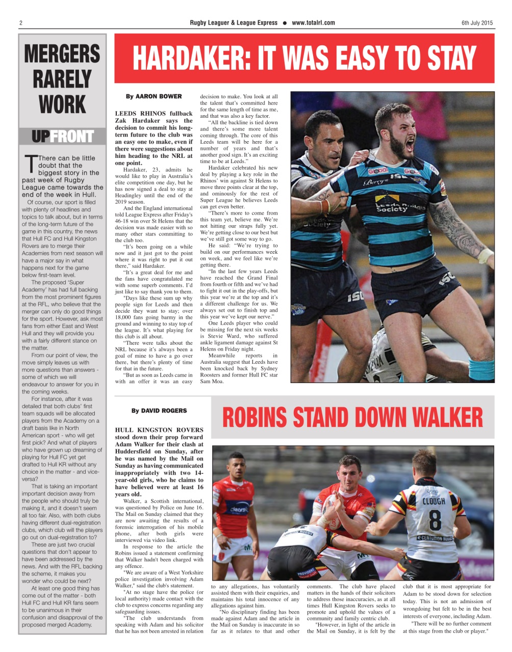 League Express Preview Pages