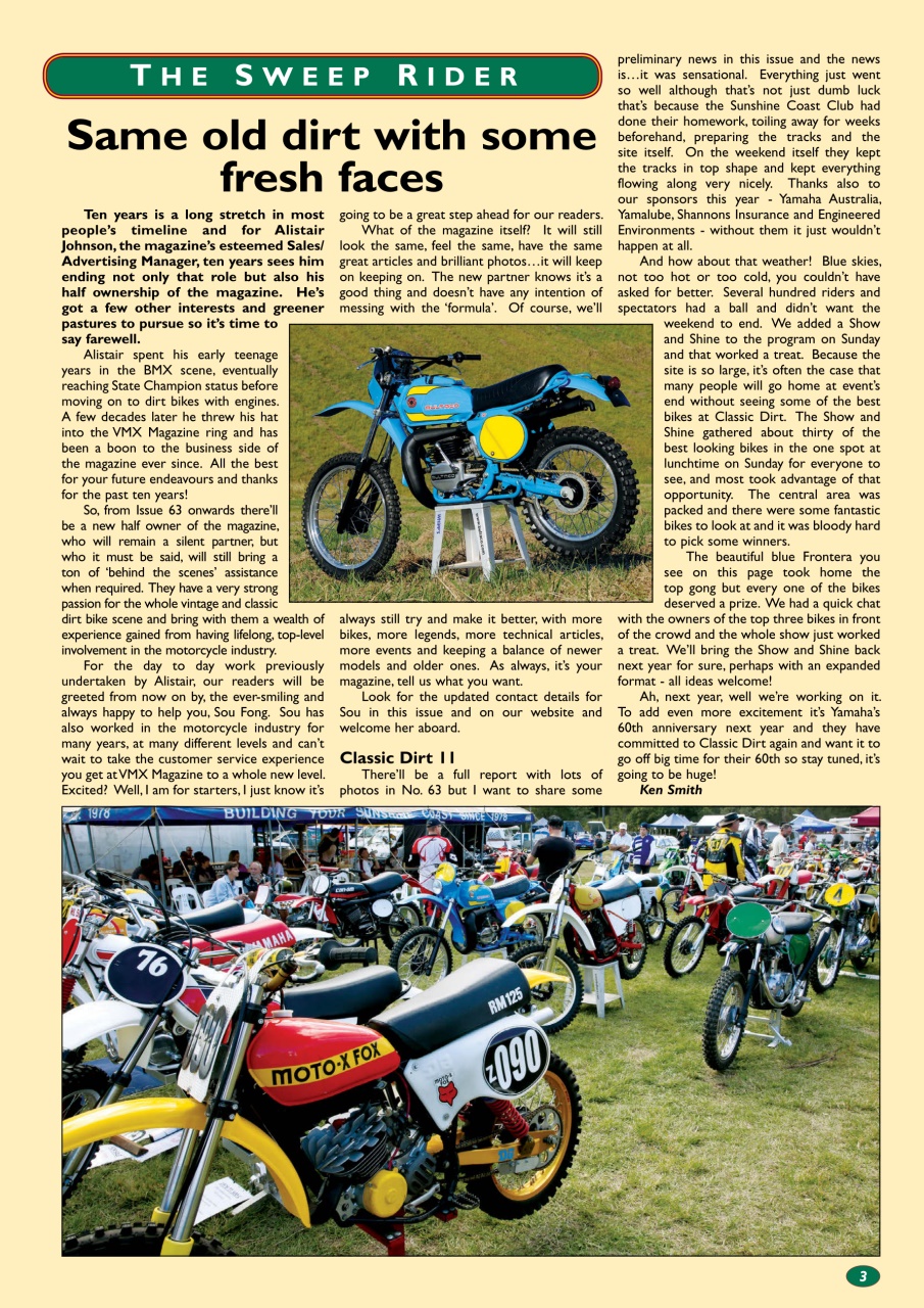 VMX Magazine Preview Pages