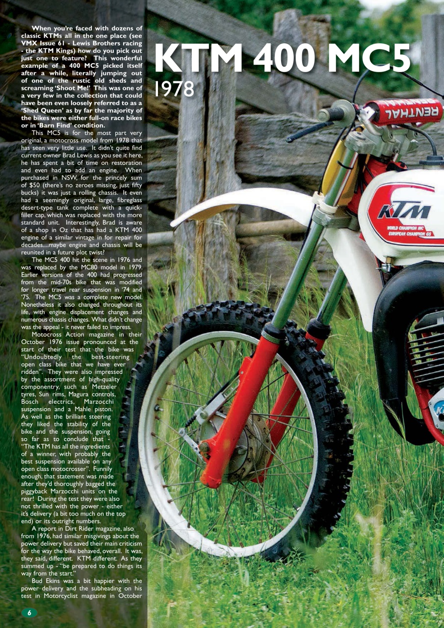 VMX Magazine Preview Pages
