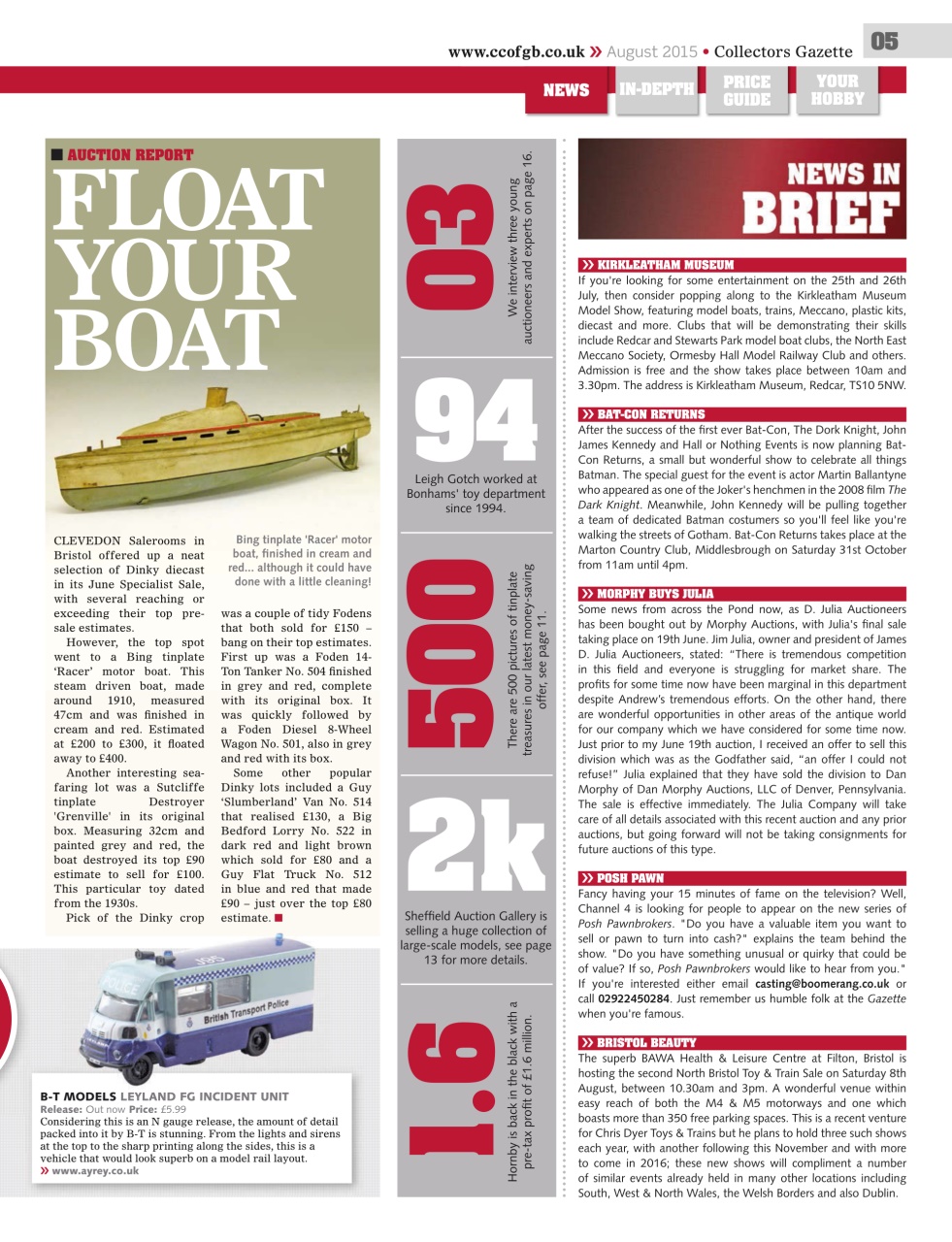 Collectors Gazette Preview Pages