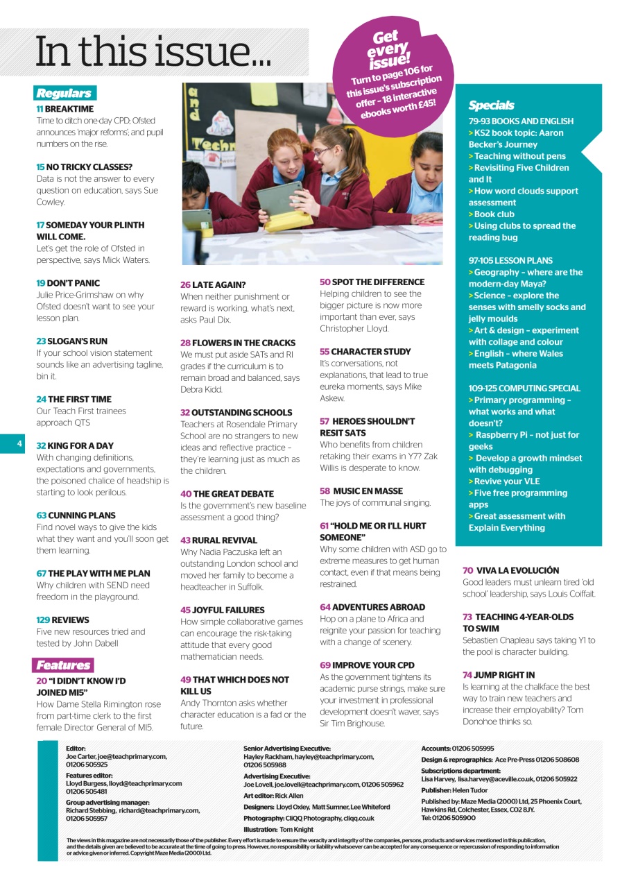 Teach Primary Preview Pages