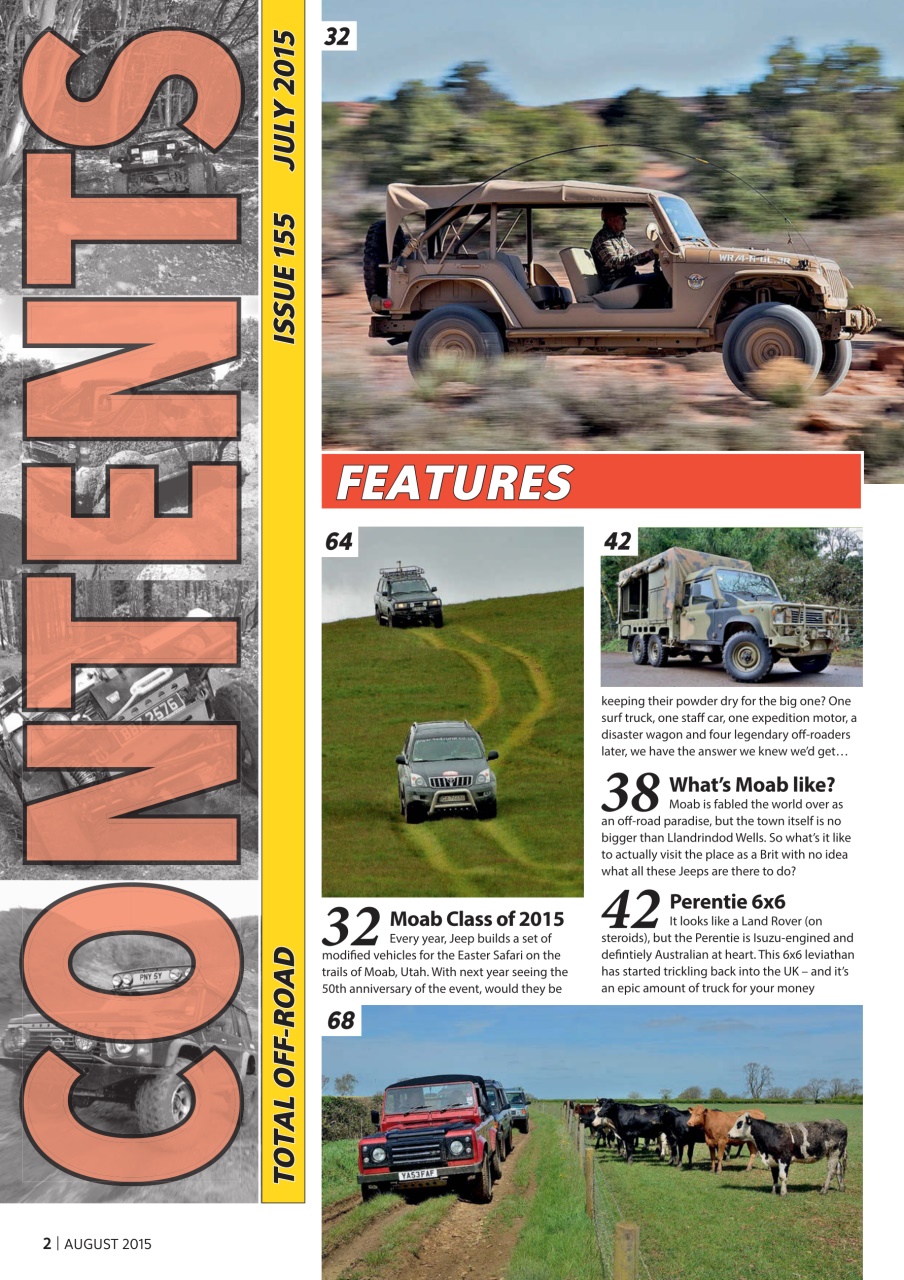 Overlander 4X4 Preview Pages