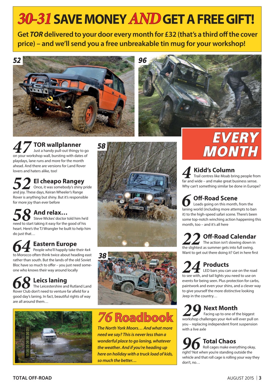 Overlander 4X4 Preview Pages