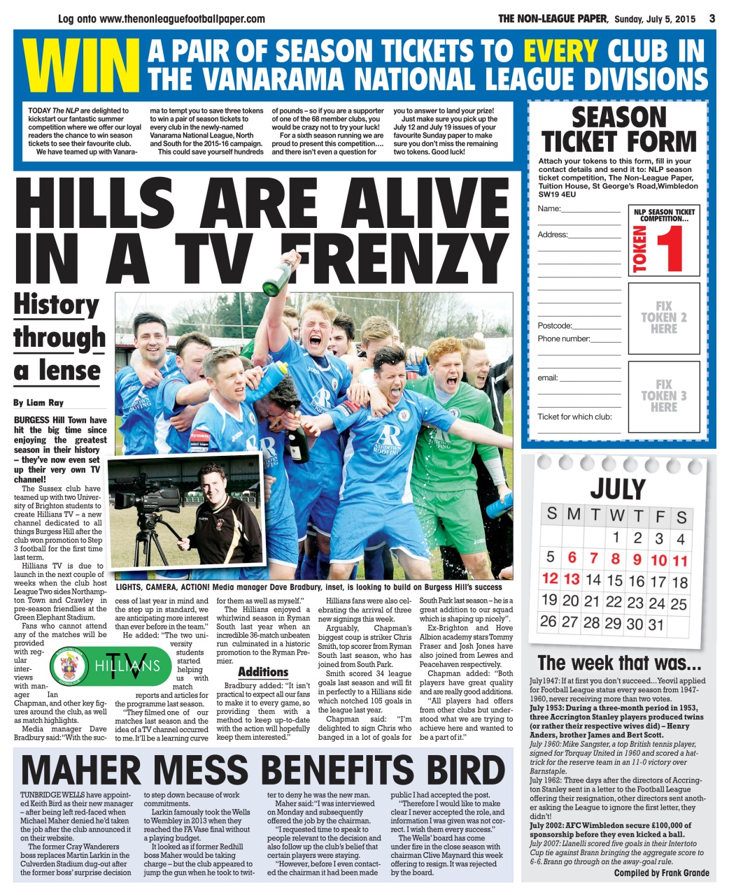 The Non-League Football Paper Preview Pages