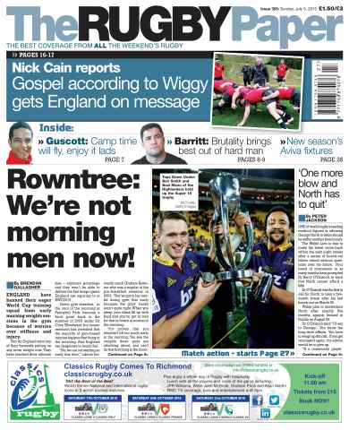 The Rugby Paper issue 5th July 2015