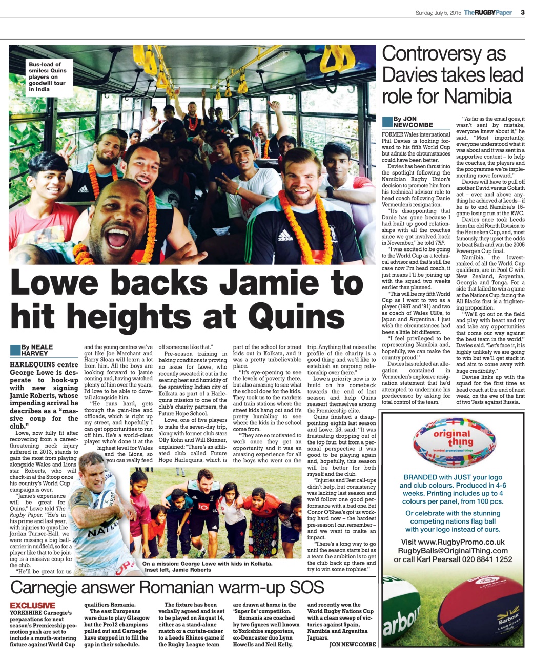 The Rugby Paper Preview Pages