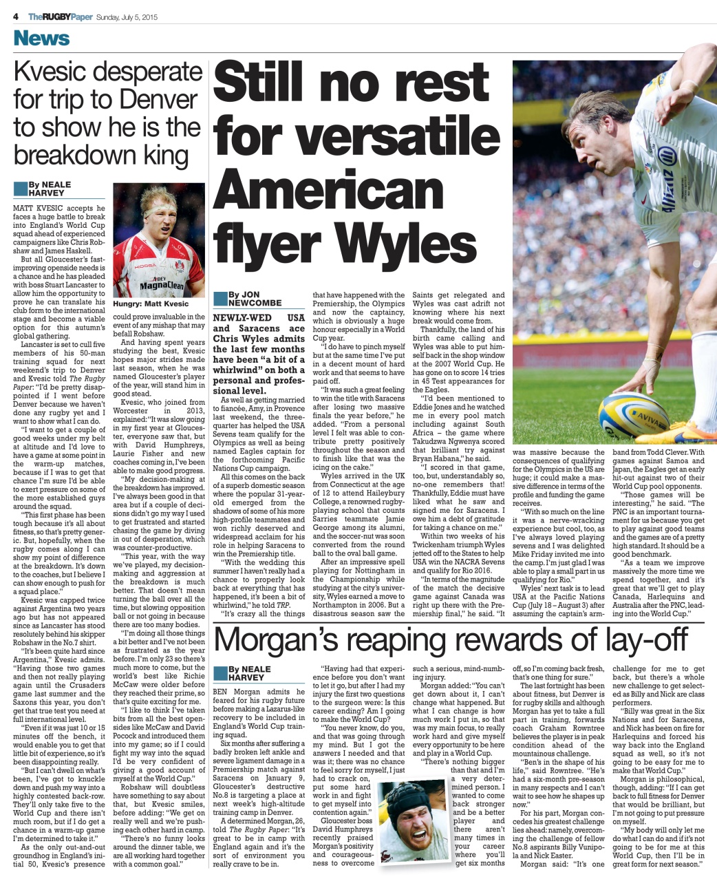The Rugby Paper Preview Pages