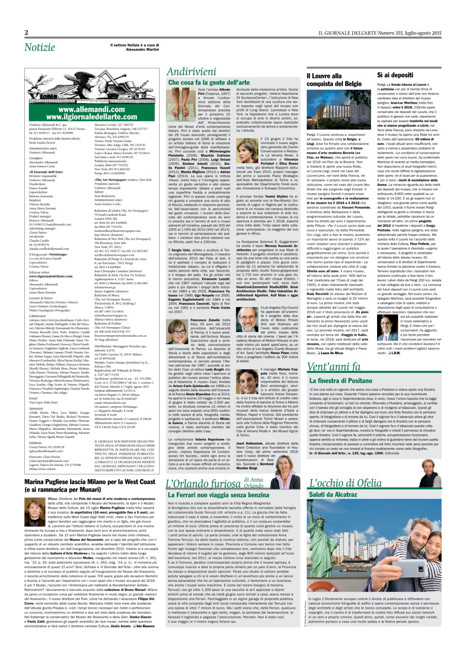 Il Giornale Dell’Arte Preview Pages