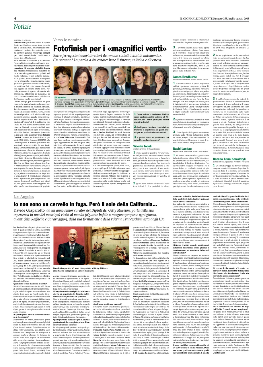 Il Giornale Dell’Arte Preview Pages