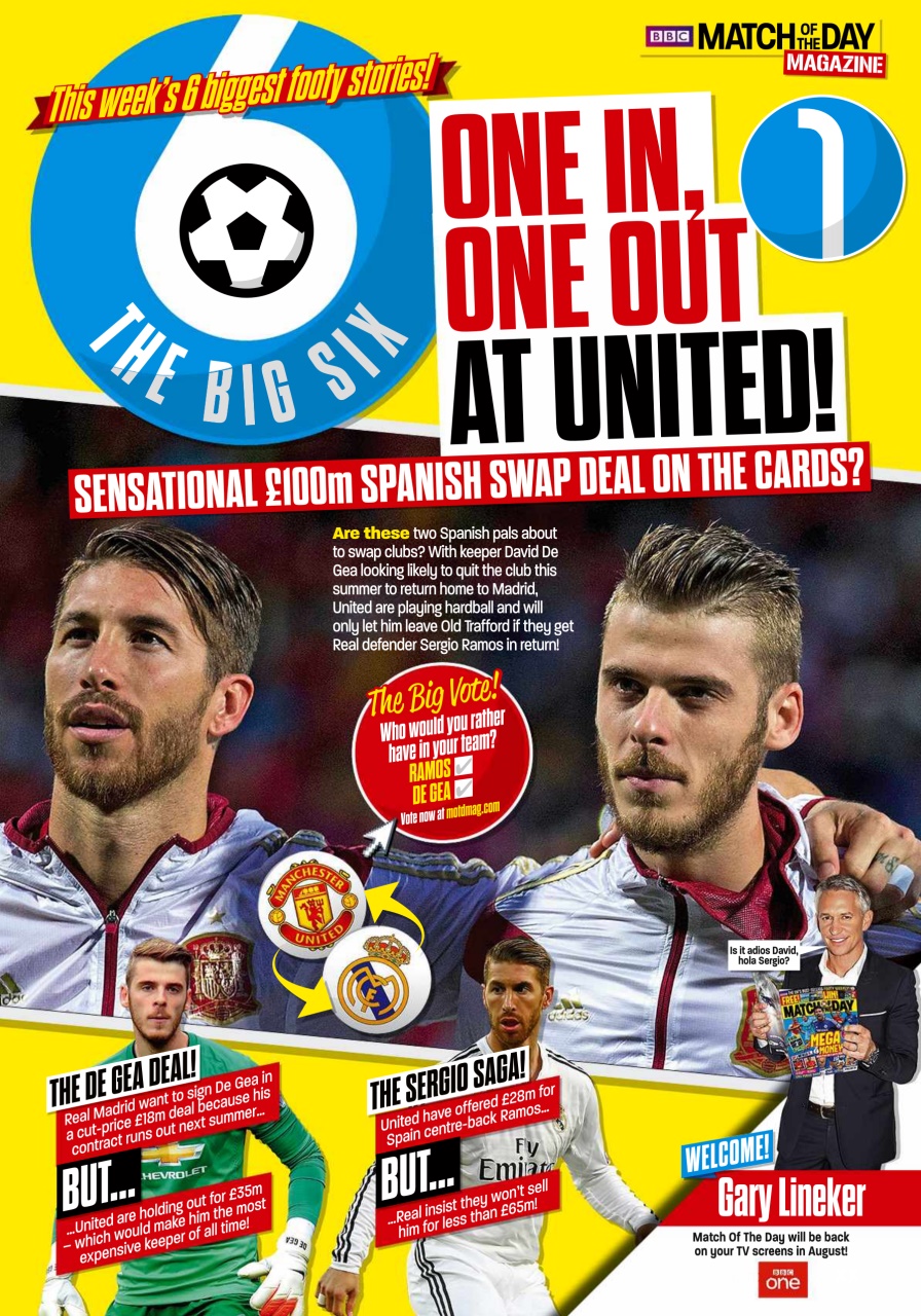 Match of the Day Preview Pages