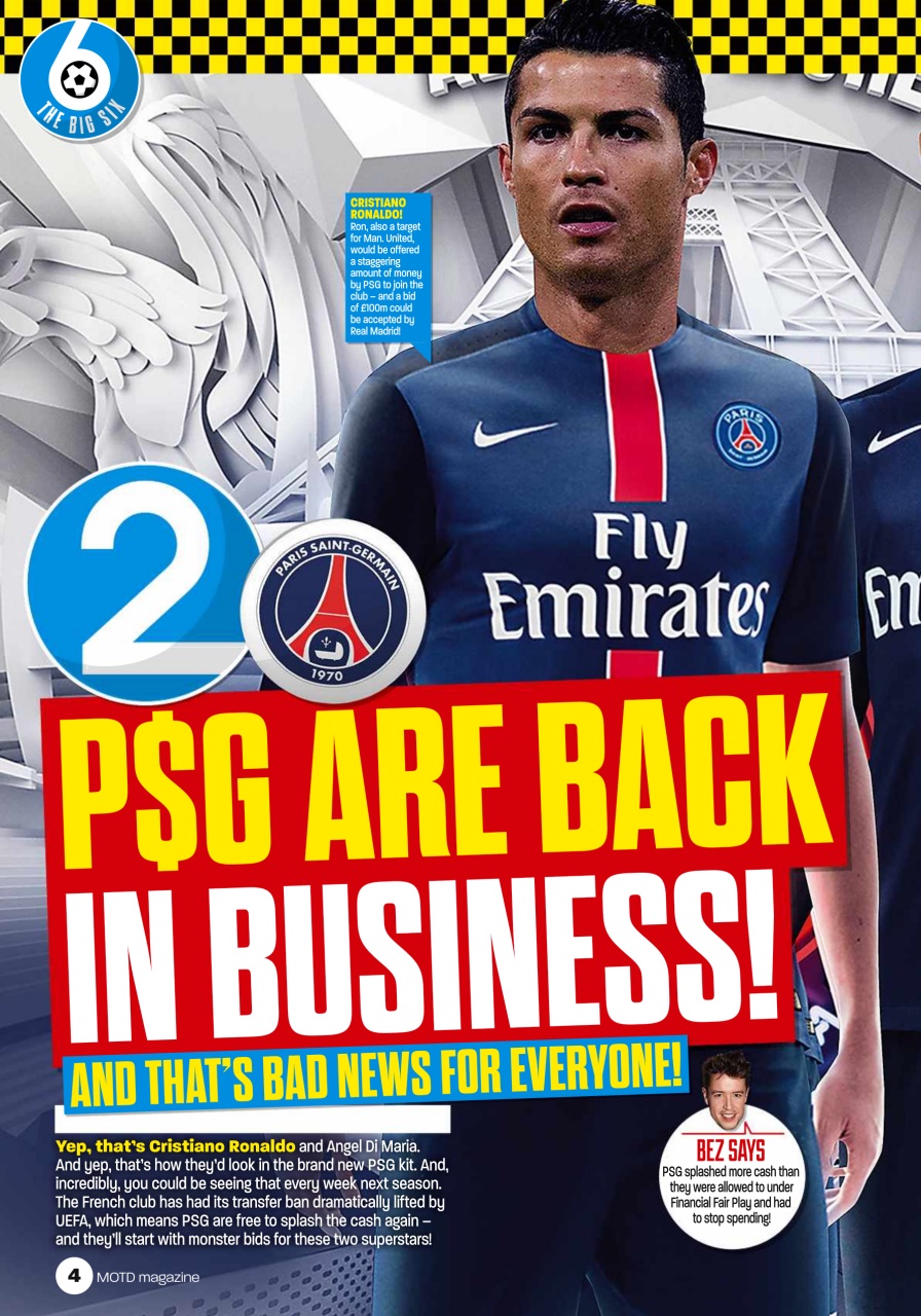 Match of the Day Preview Pages