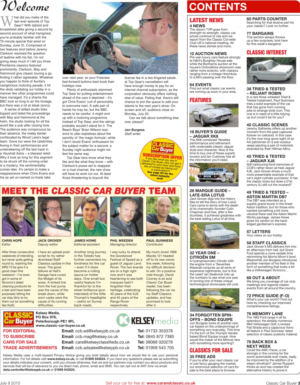 Classic Car Buyer Preview Pages