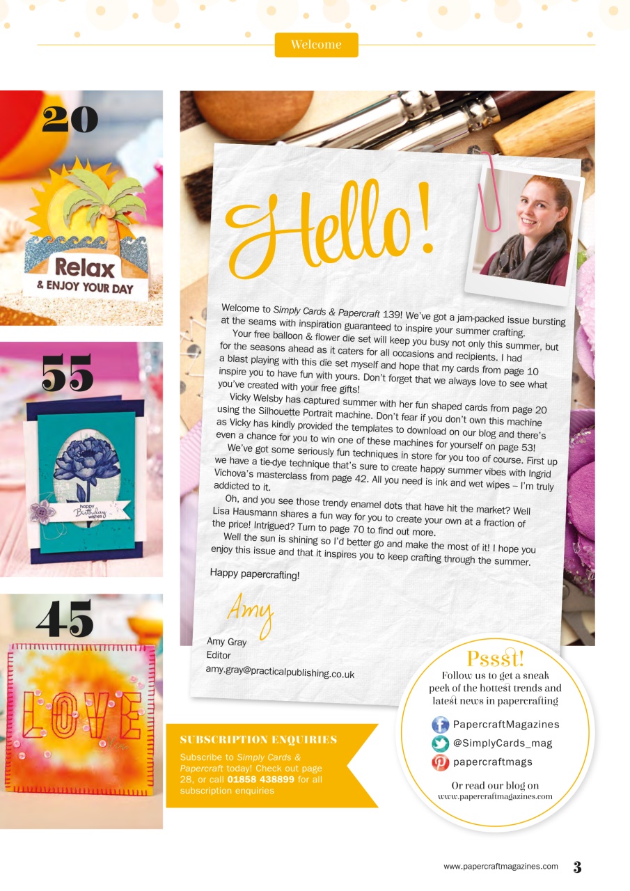 Simply Cards & Papercraft Preview Pages