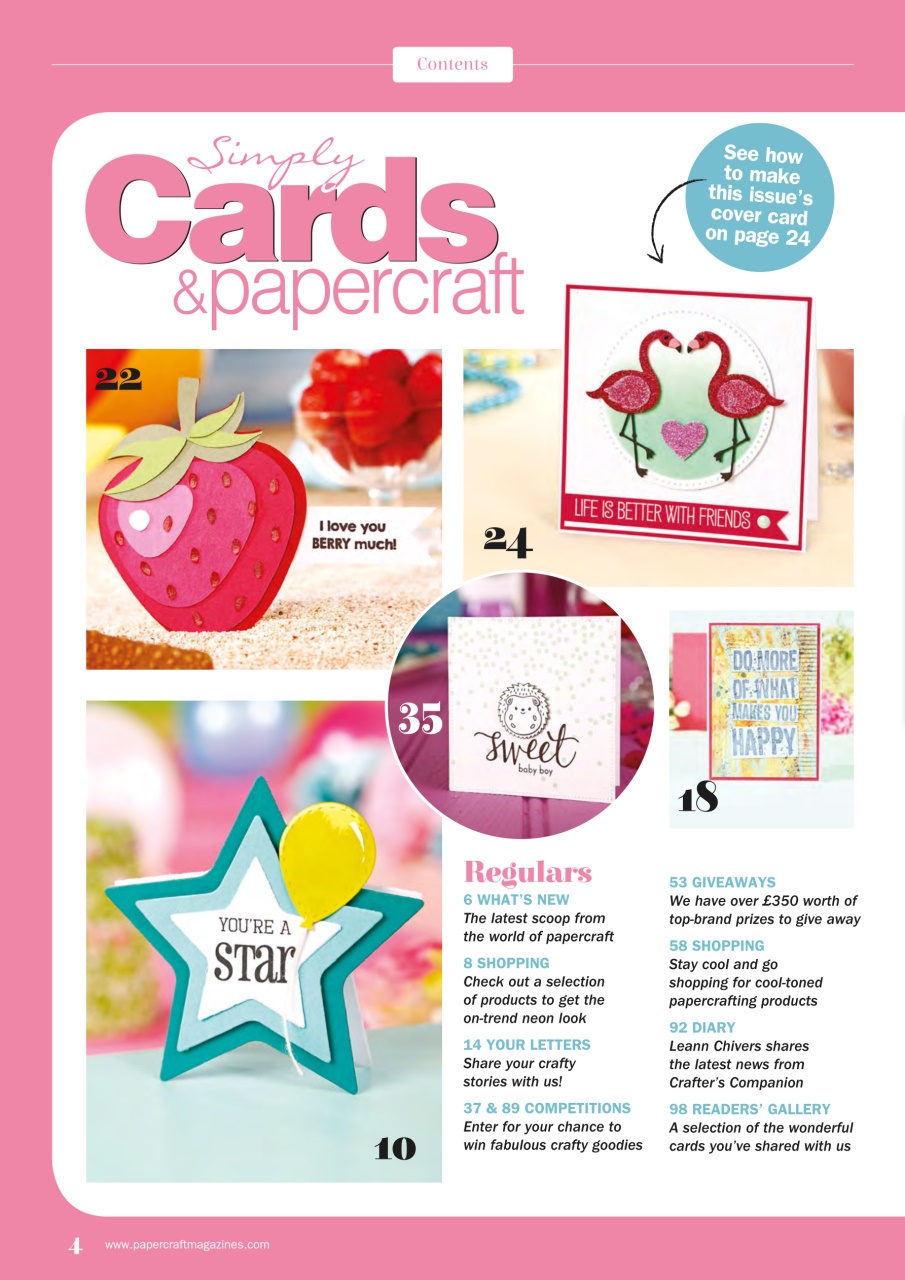 Simply Cards & Papercraft Preview Pages