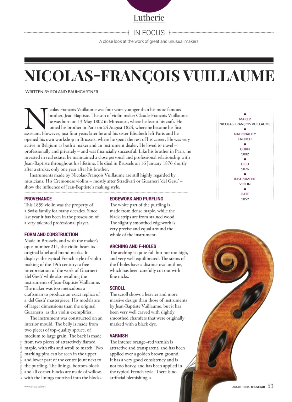 The Strad Preview Pages