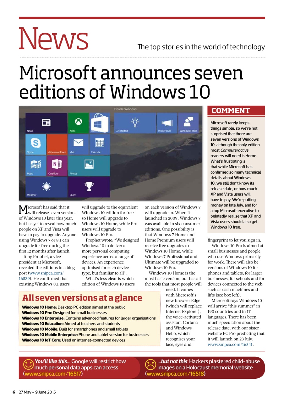 Computer Active Preview Pages