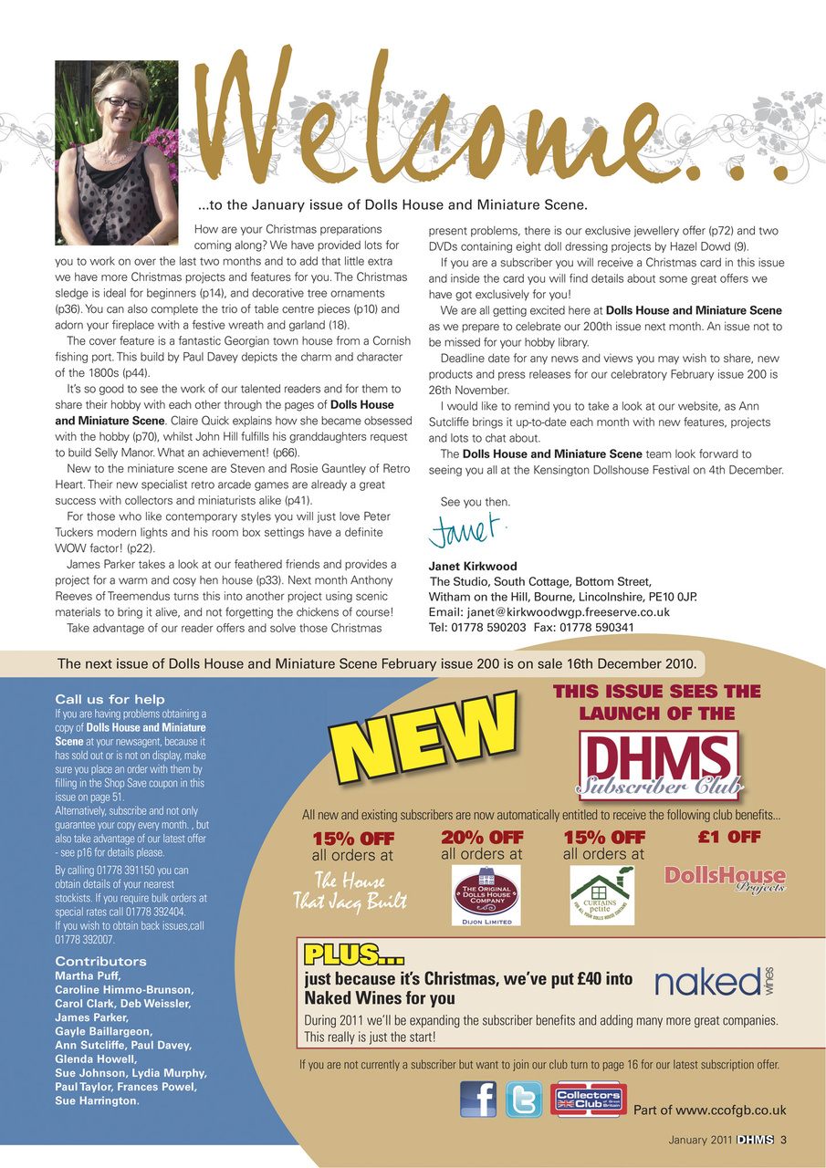 Dolls House and Miniature Scene Preview Pages