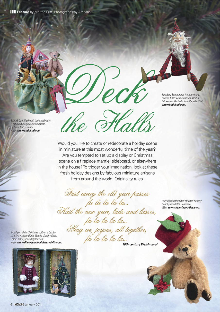 Dolls House and Miniature Scene Preview Pages