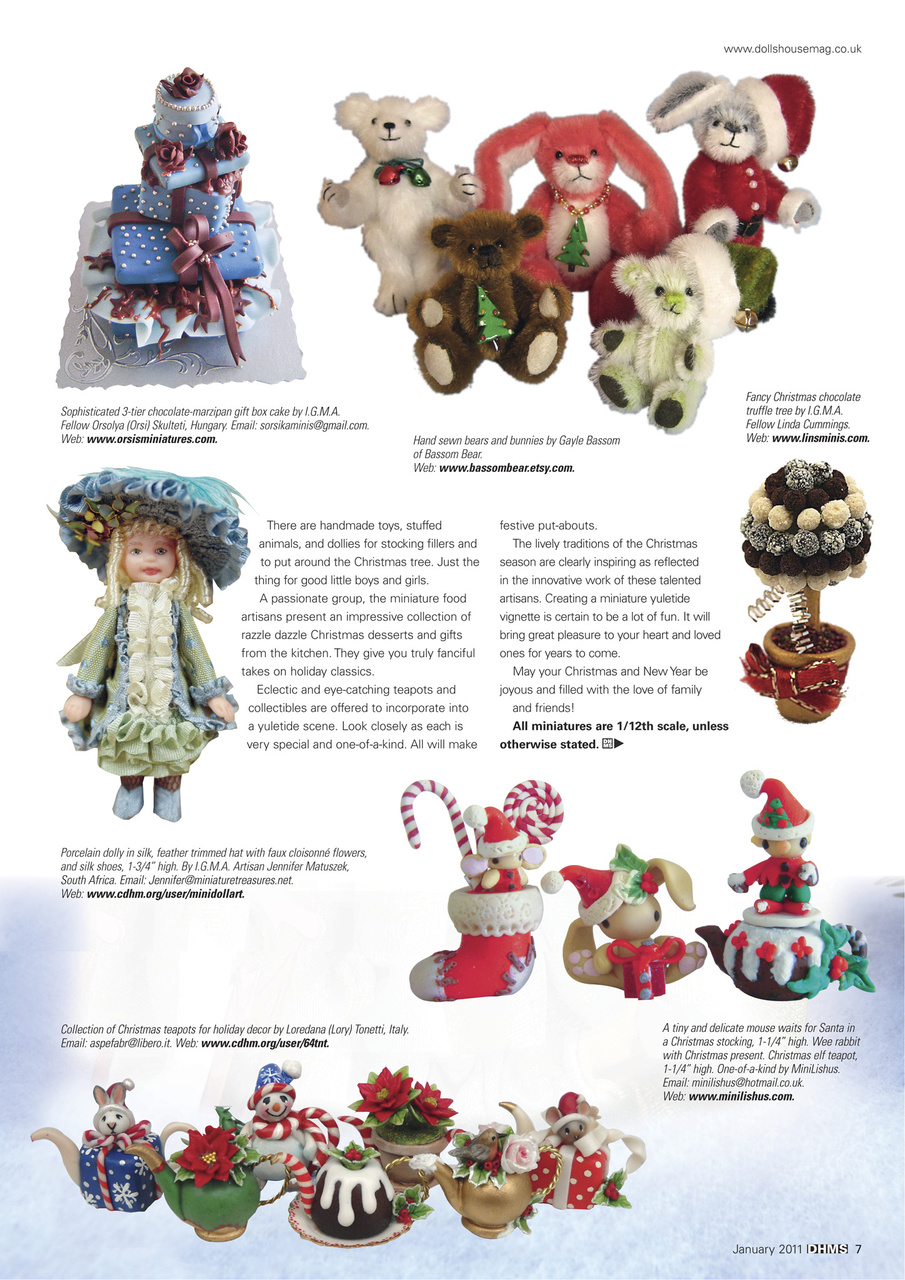 Dolls House and Miniature Scene Preview Pages
