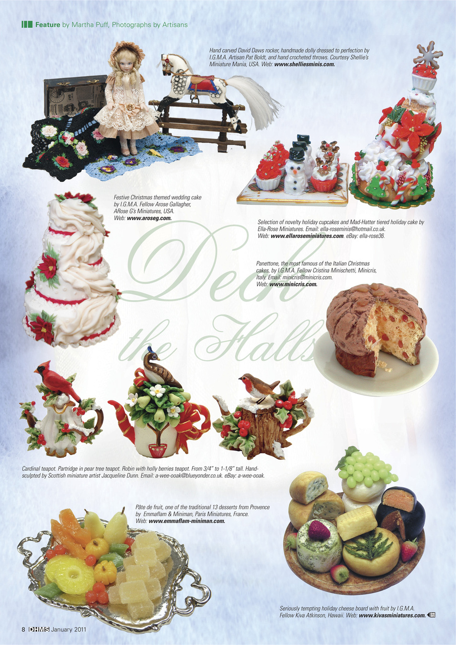 Dolls House and Miniature Scene Preview Pages