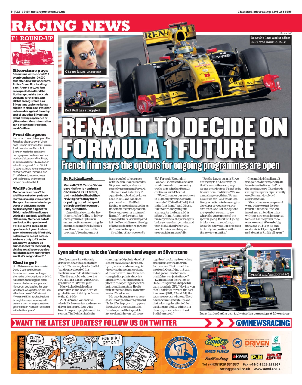 Motorsport News Preview Pages
