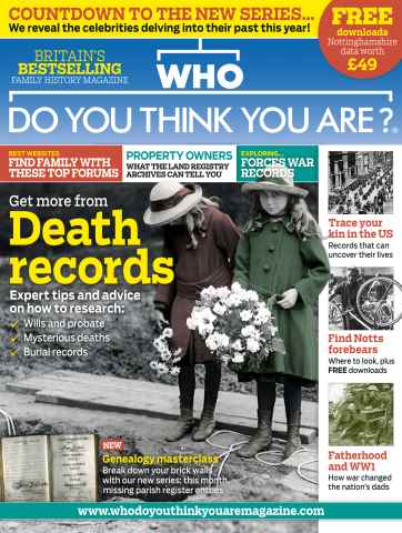 Who Do You Think You Are? issue August 2015