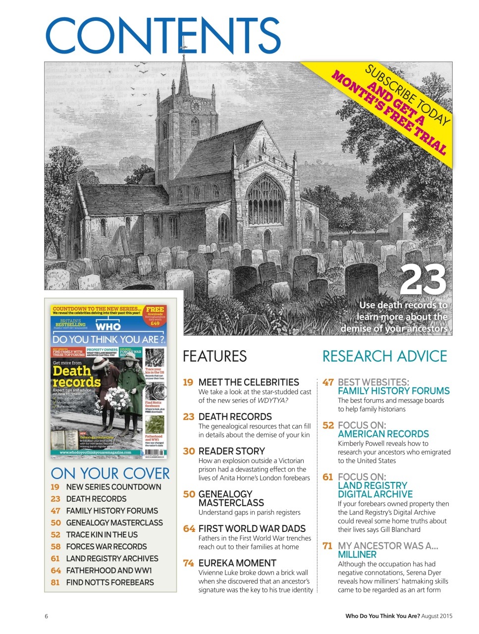 Who Do You Think You Are? Preview Pages