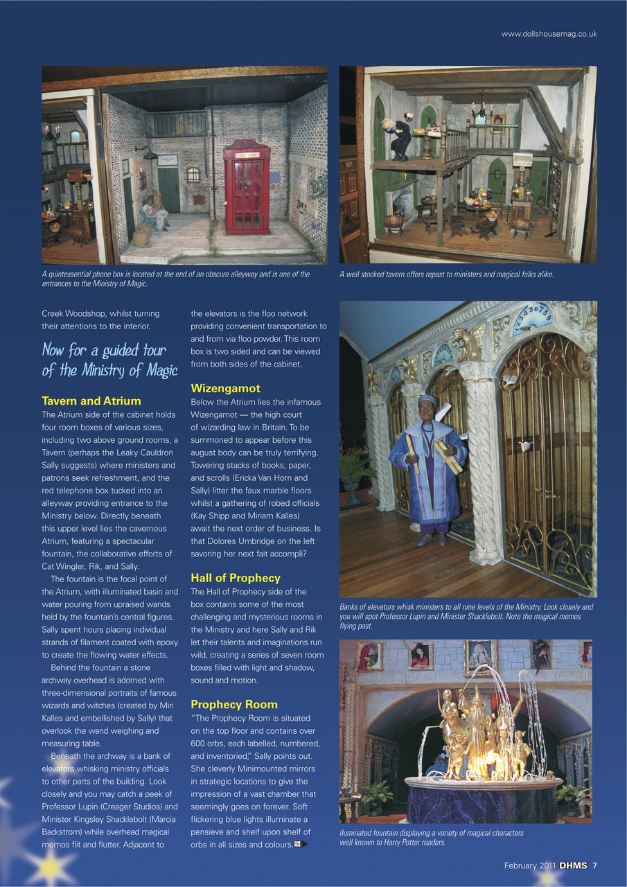 Dolls House and Miniature Scene Preview Pages