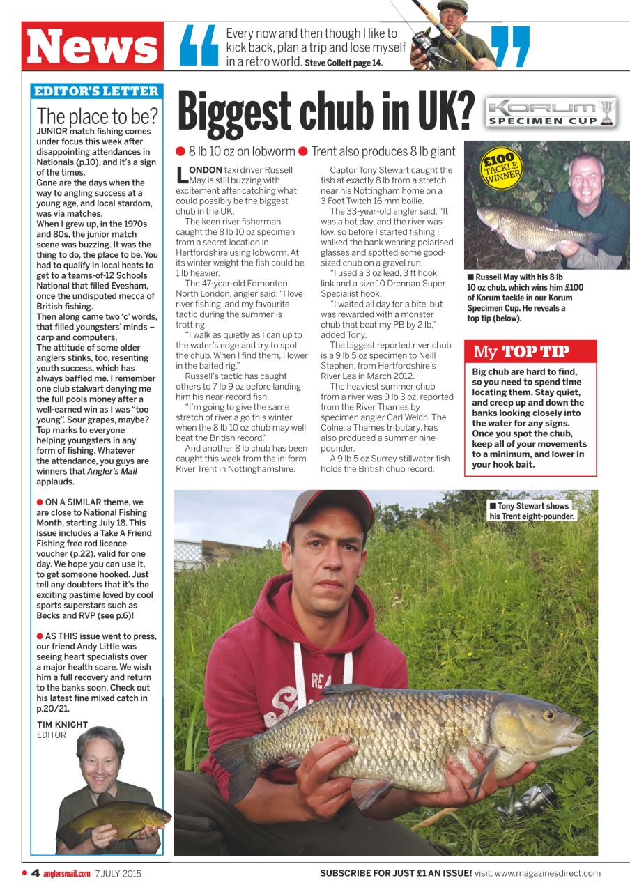 Anglers Mail Preview Pages