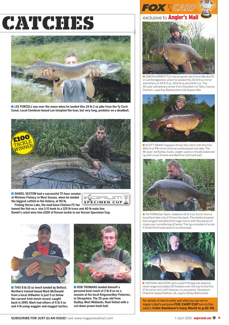 Anglers Mail Preview Pages