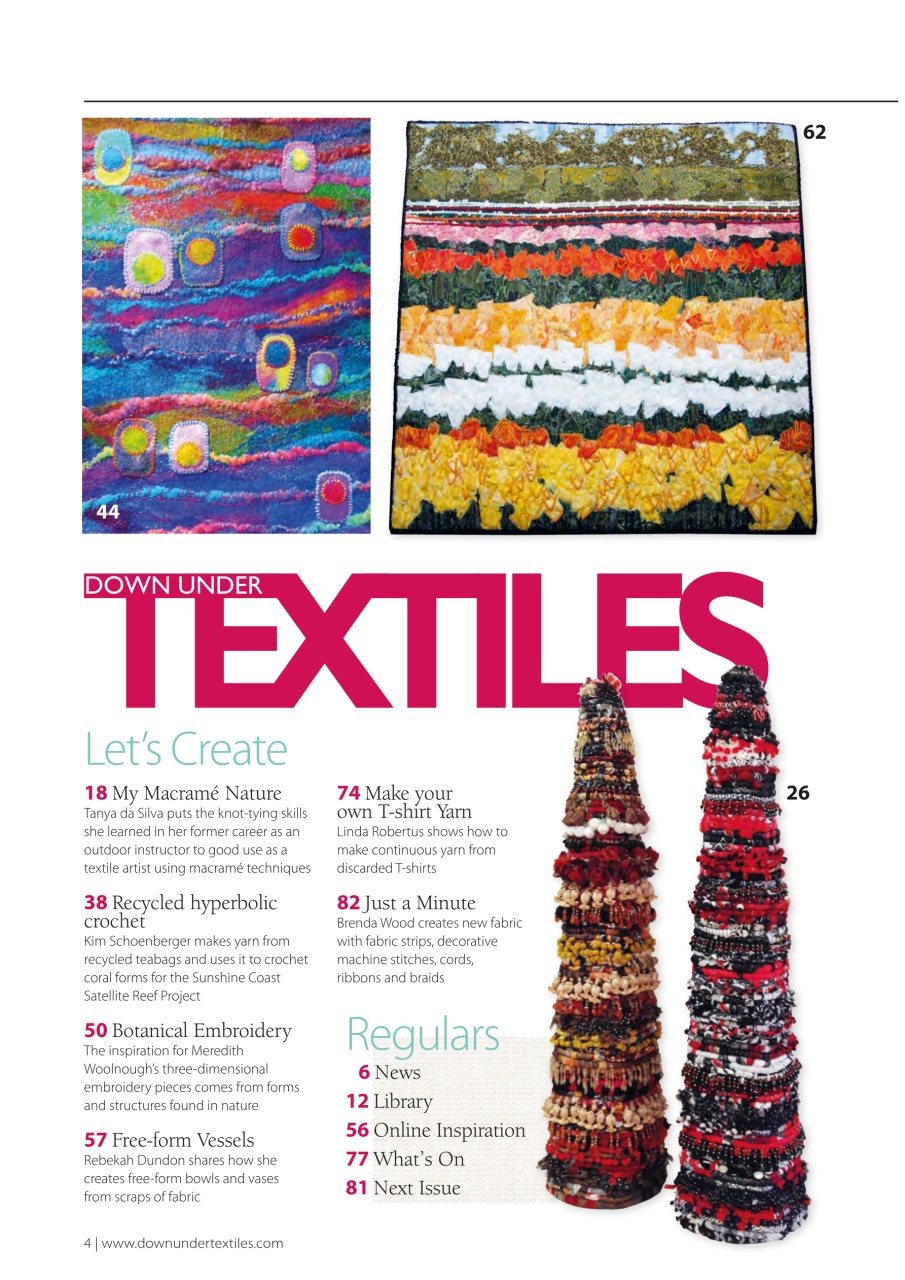 Down Under Textiles Preview Pages