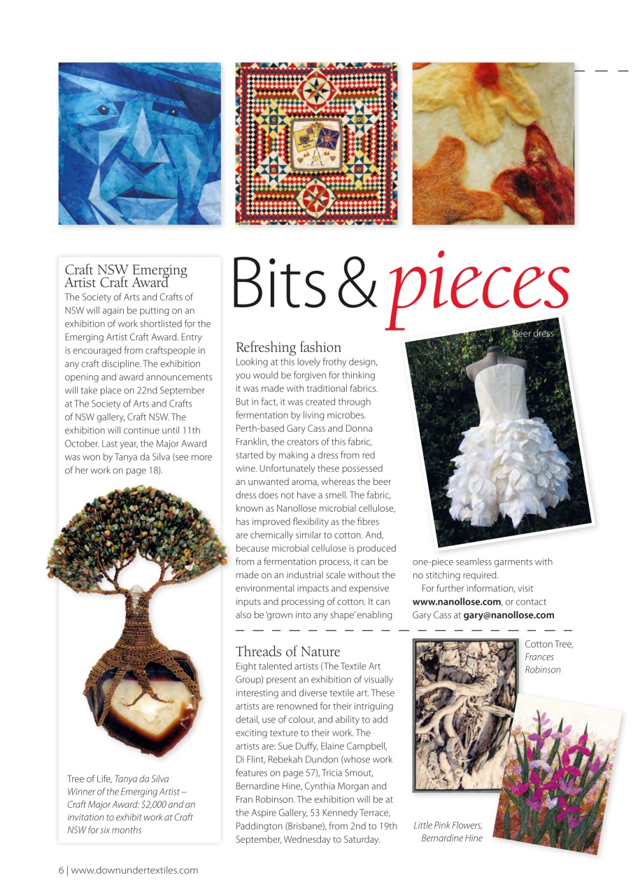 Down Under Textiles Preview Pages