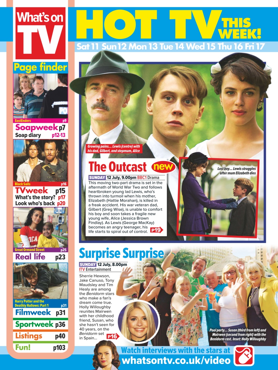 What's on TV Preview Pages