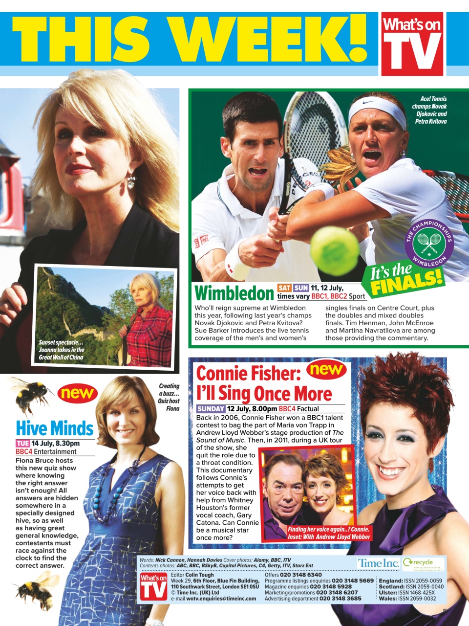 What's on TV Preview Pages