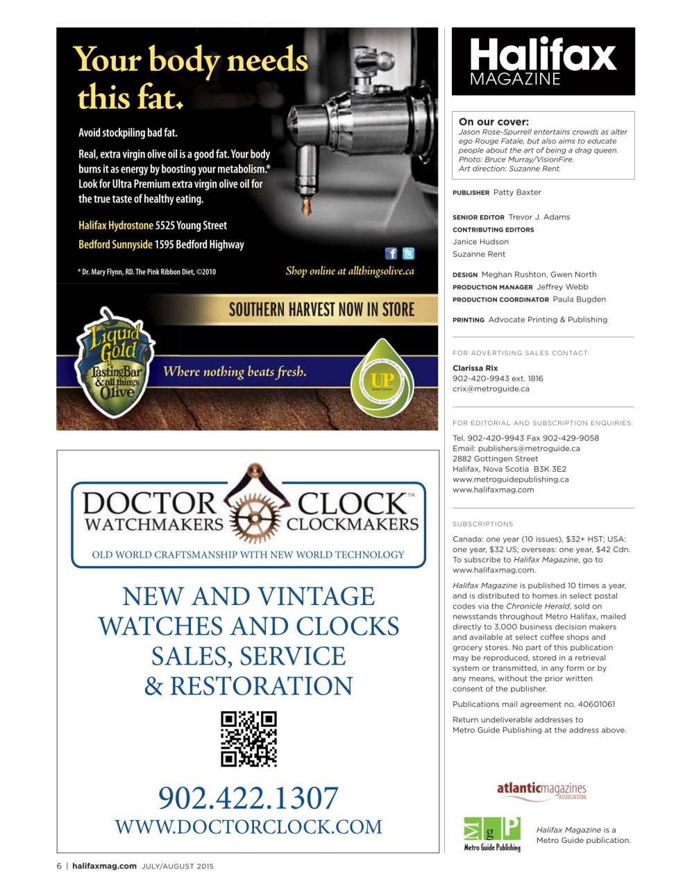 Halifax Magazine Preview Pages