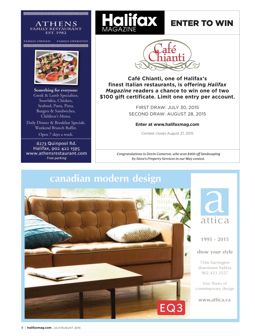 Halifax Magazine Preview Pages