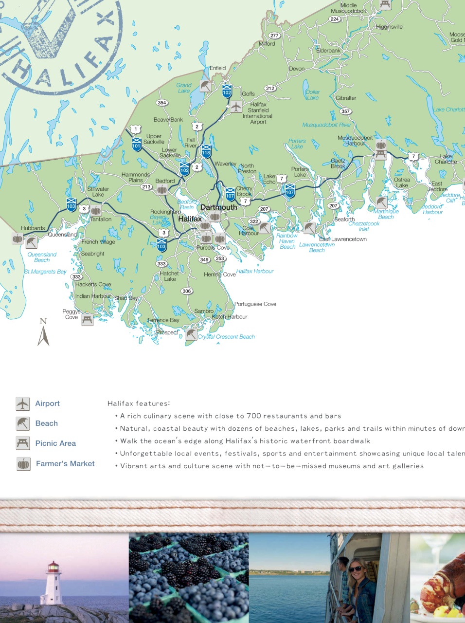 Greater Halifax Visitor Guide Preview Pages