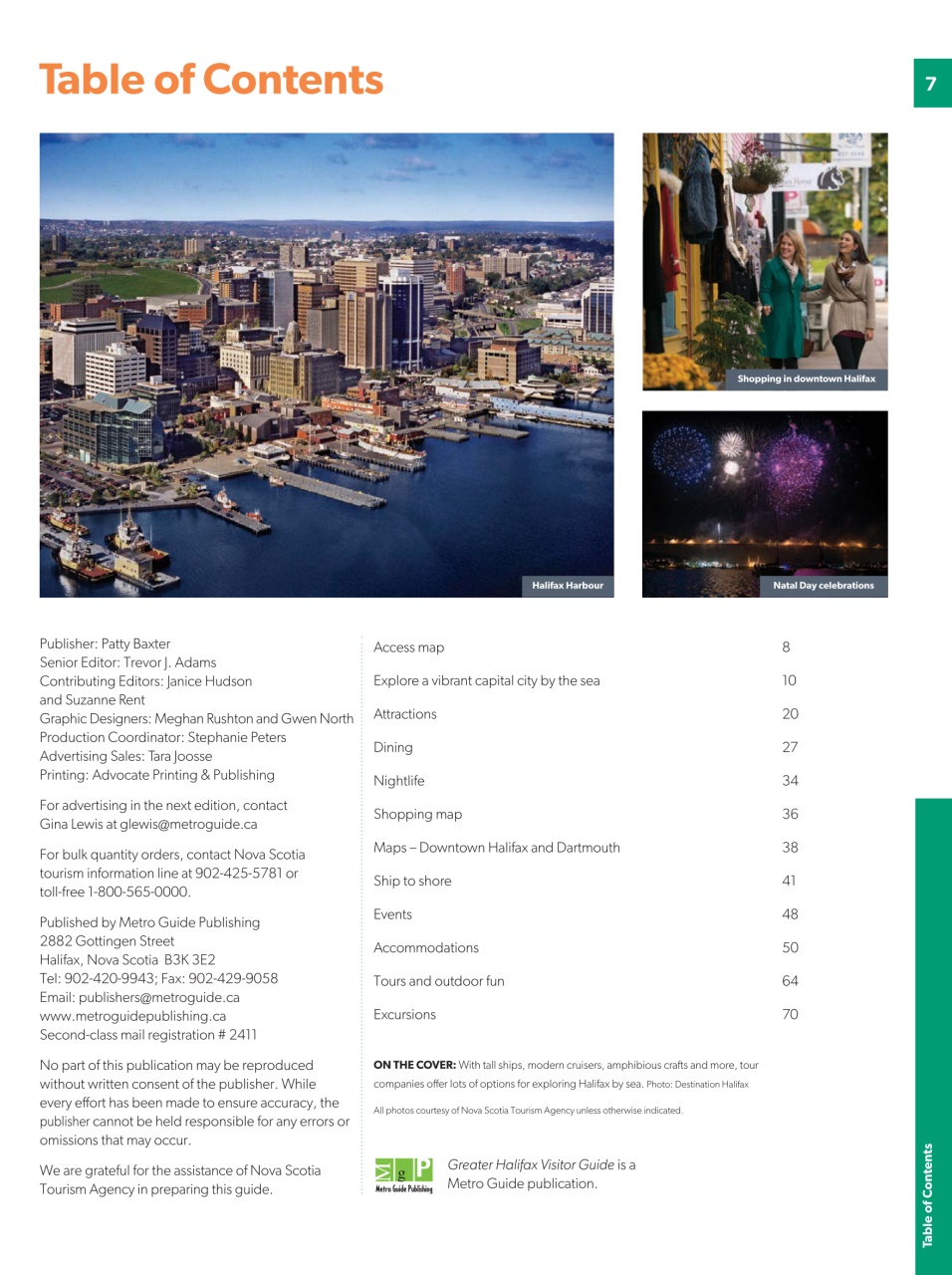 Greater Halifax Visitor Guide Preview Pages