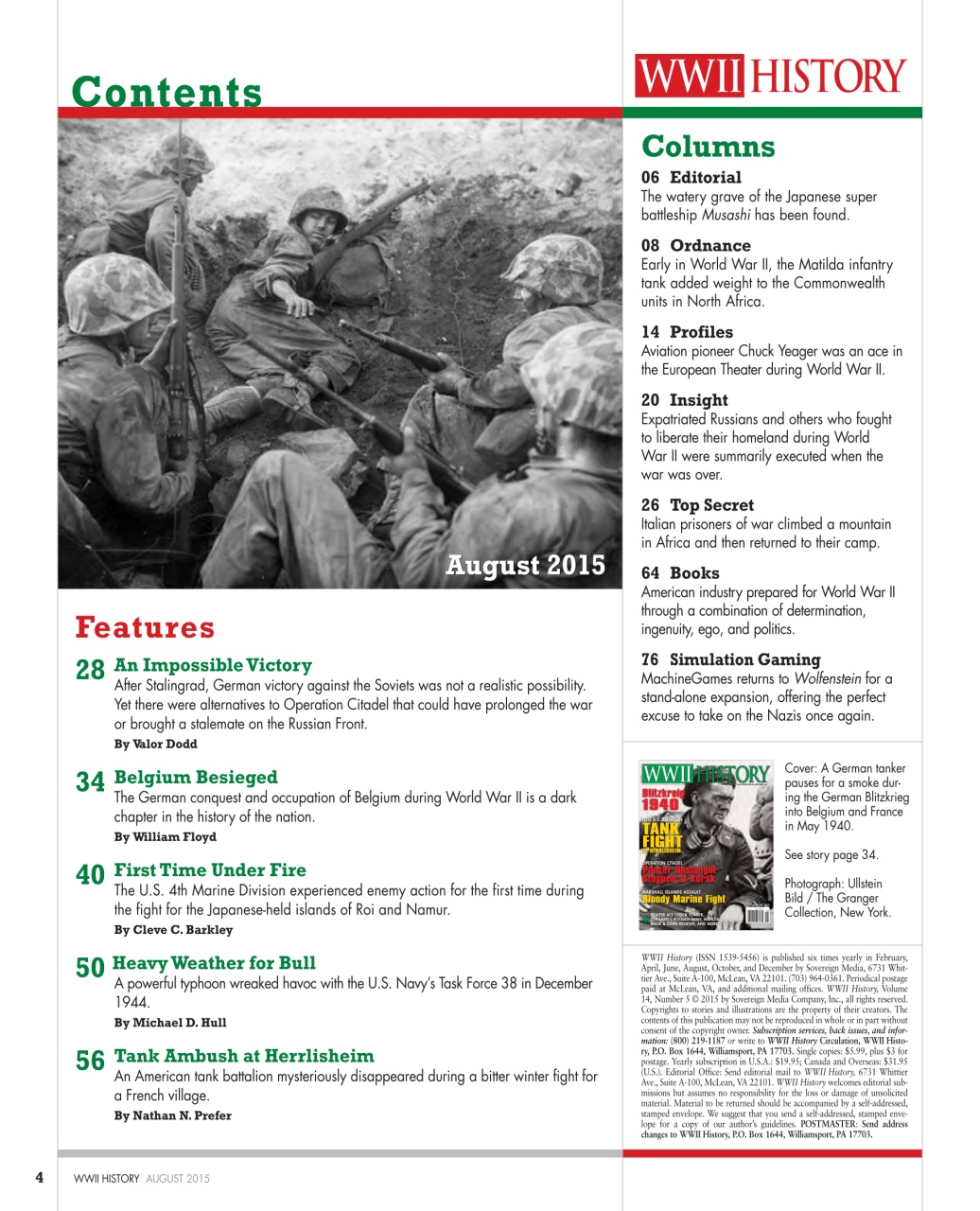 WW2 History Magazine Preview Pages