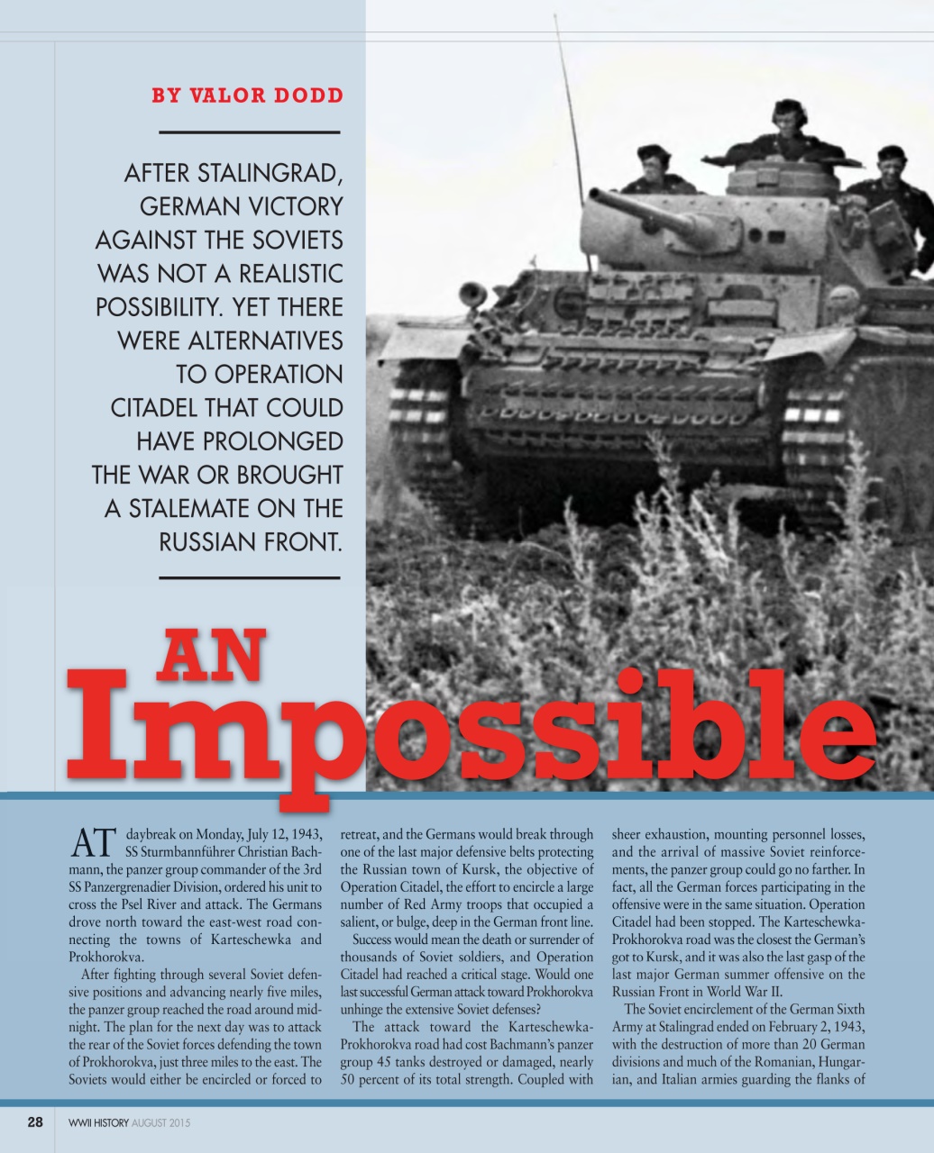 WW2 History Magazine Preview Pages