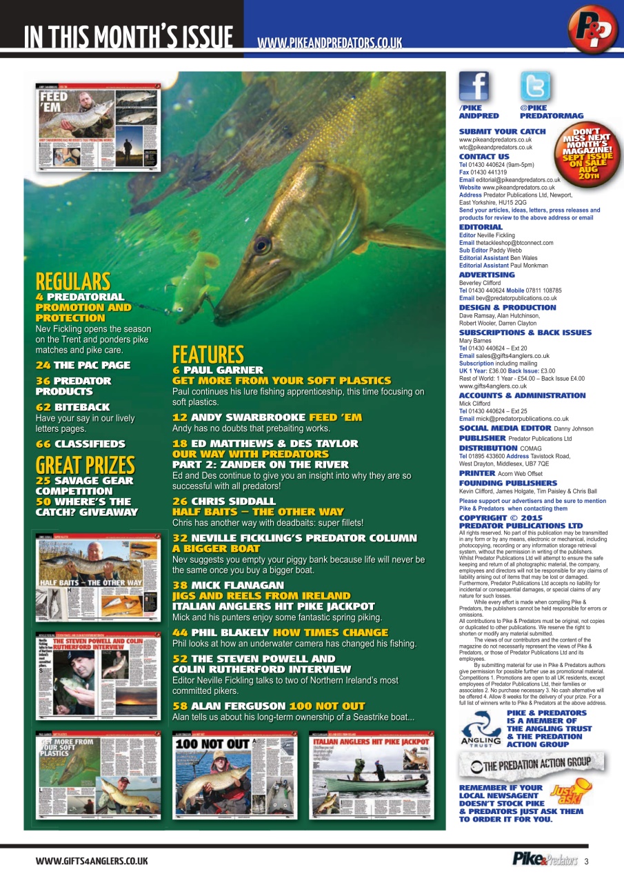 Pike & Predators Preview Pages