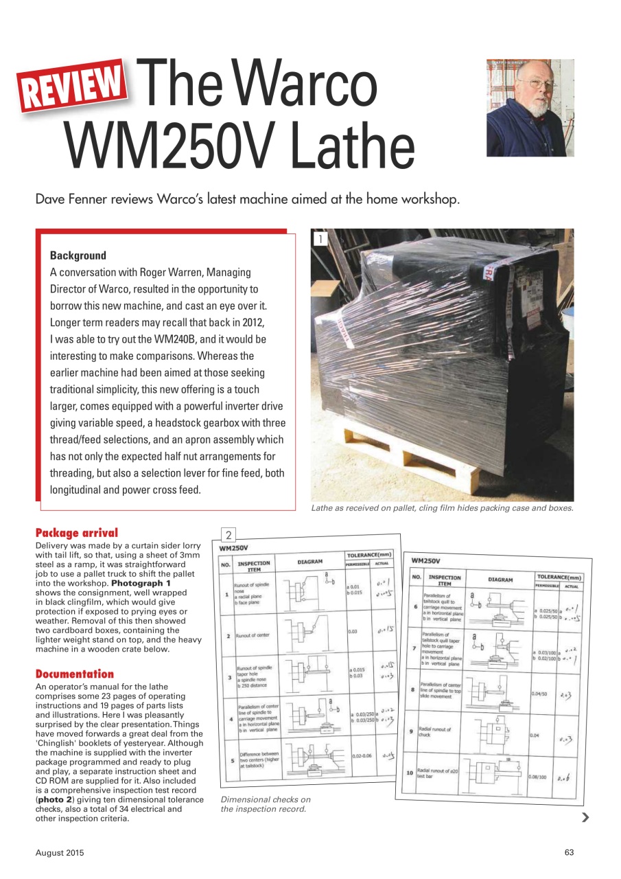 Model Engineer & Workshop Magazine Preview Pages