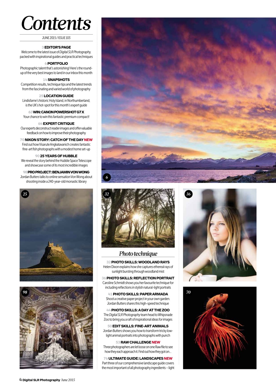 Digital SLR Photography Preview Pages