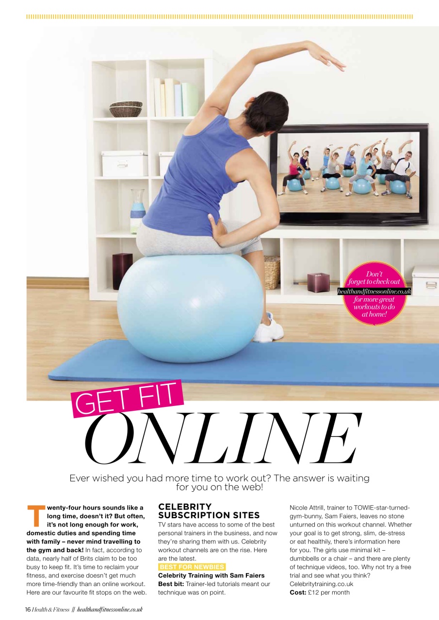 Women’s Fitness Preview Pages