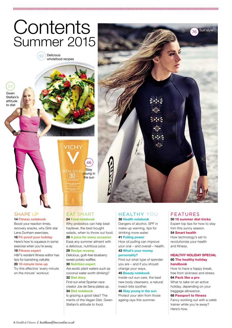 Women’s Fitness Preview Pages