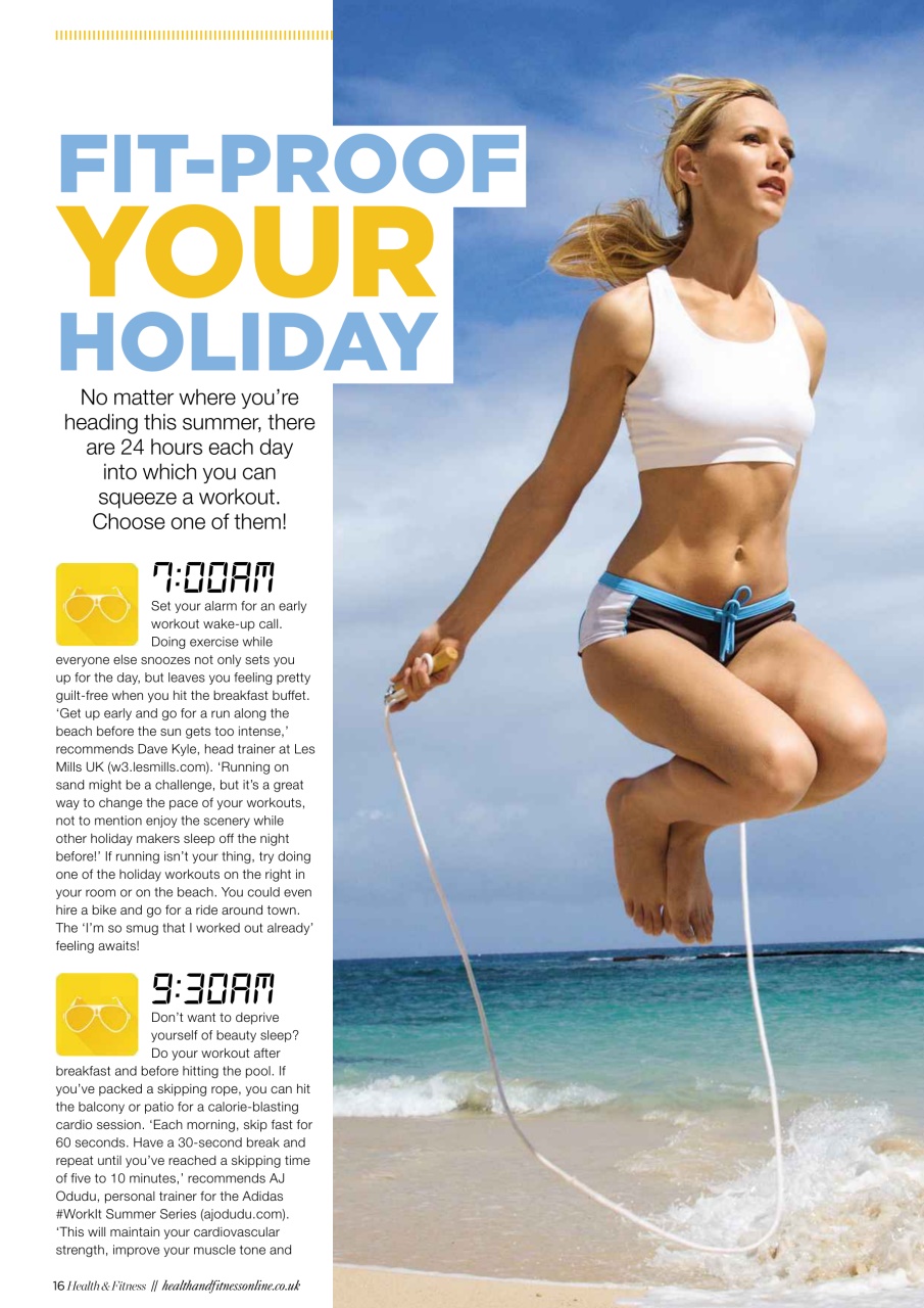 Women’s Fitness Preview Pages